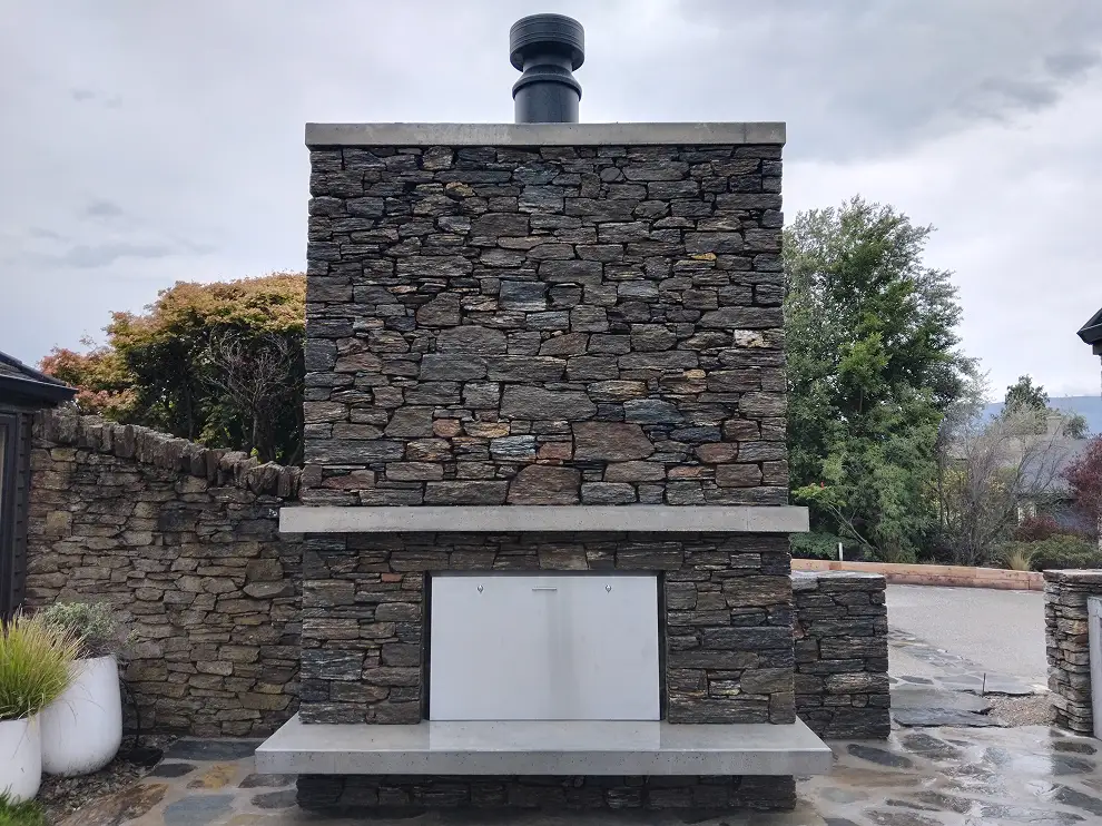 Chimney, Wanaka house, NZ